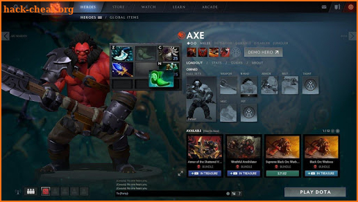 Dota 2 Builder: Dota Plus Hero Calculation screenshot