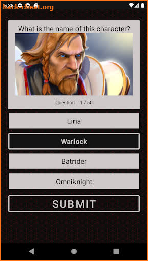 Dota 2 Character Quiz screenshot