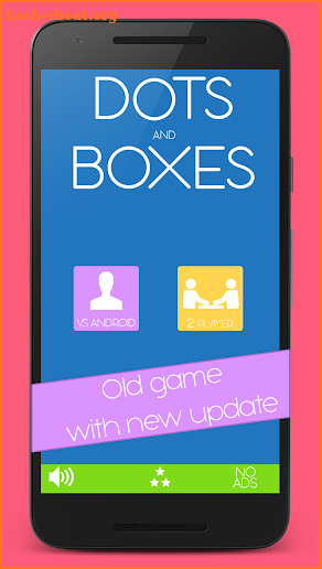 Dots and Boxes game screenshot