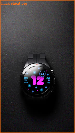 DOTS SPACE Watch Face VS149 screenshot