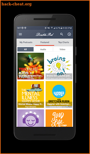 DoublePod Podcasts for android screenshot