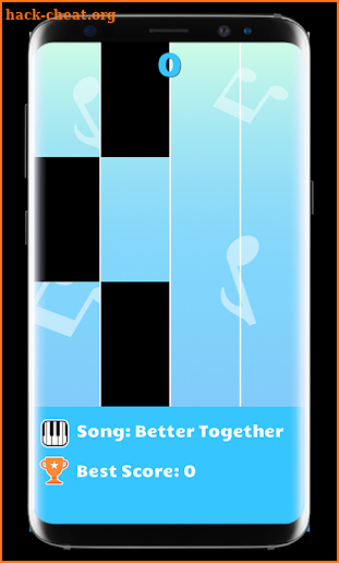 DOVE Cameron Piano Tiles screenshot