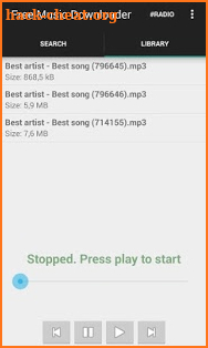 download and play music song mp3 free screenshot