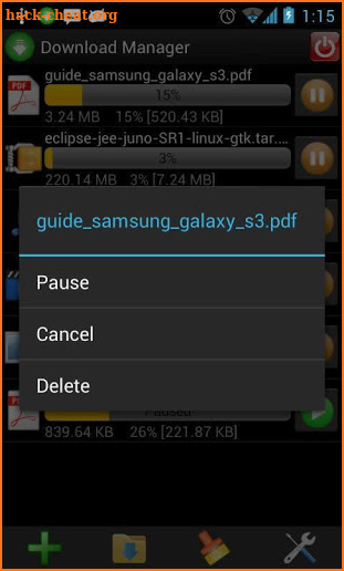 Download Manager screenshot