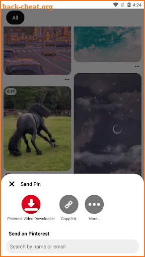 Download video & GIF from Pinterest screenshot