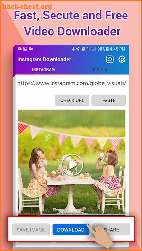 Download video for Instagram - Video downloader screenshot