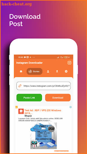 Downloader For Instagram screenshot