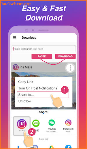 Downloader for Instagram - Repost & Multi Accounts screenshot