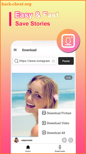 Downloader for Instagram - Video & Photo Saver screenshot