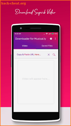 Downloader for Musical.ly screenshot