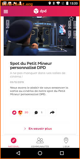 DPD Expresso screenshot