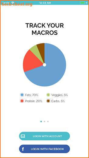 Dr. Berg's Healthy Ketosis™ Macros screenshot