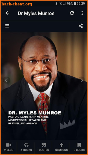 Dr Myles Munroe screenshot