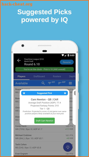 Draft Kit '18 for NFL - Fantasy Football Assistant screenshot