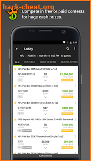 DraftKings - Daily Fantasy Sports screenshot