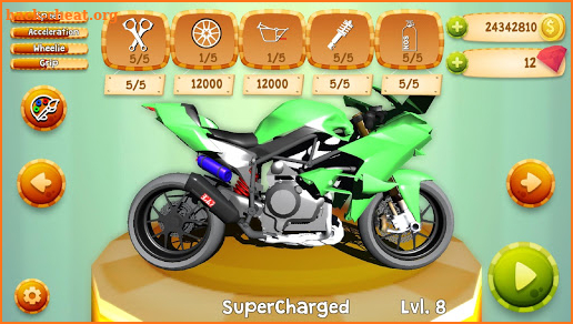 Drag Bikes Online - Drag racing motorbike edition screenshot