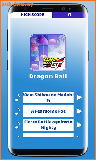 Dragon Ball Piano Tiles Game screenshot