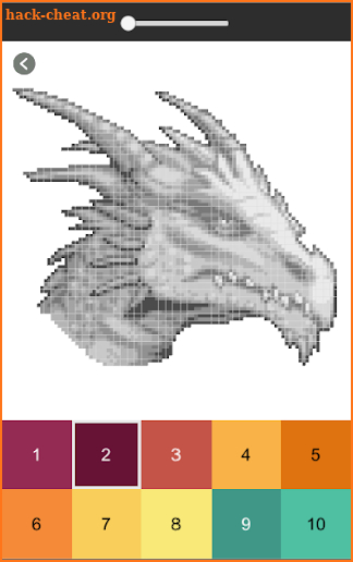 Dragon Coloring Pages, Dragon Color By Number screenshot