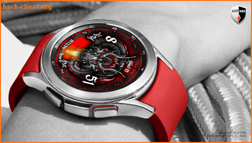 Dragon Fire Watch Face 007 screenshot