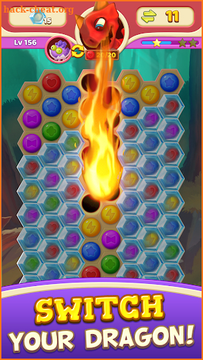 Dragon Gem Blast : Fun & Cool Match 3 Puzzle! screenshot