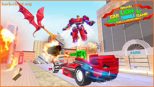 Dragon Lion Robot Formula Car screenshot