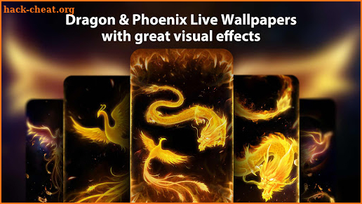 Dragon Phoenix Live Wallpapers Themes screenshot