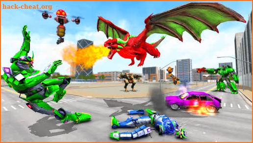 Dragon Robot Games: Robot Car screenshot