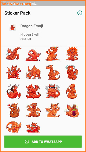 Dragon Sticker for WhatsApp screenshot