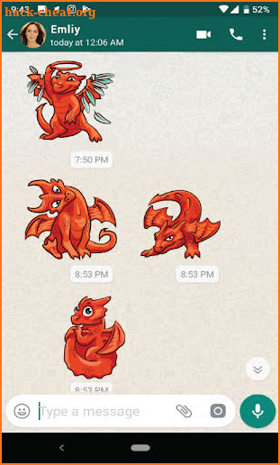 Dragon Sticker for WhatsApp screenshot