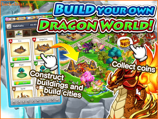 Dragon x Dragon -City Sim Game screenshot