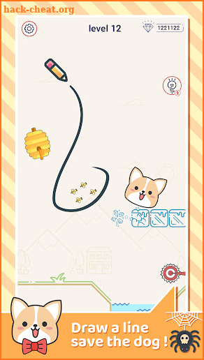 Draw & Save the Dog screenshot