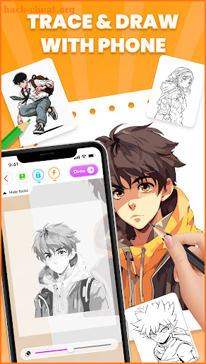 Draw Anime: AR Drawing Sketch screenshot