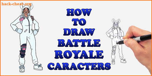 Draw Battale Royale FBR Characters screenshot