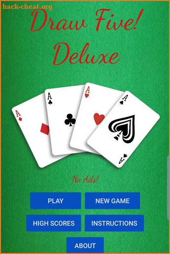 Draw Five Deluxe! - Five Card Draw screenshot