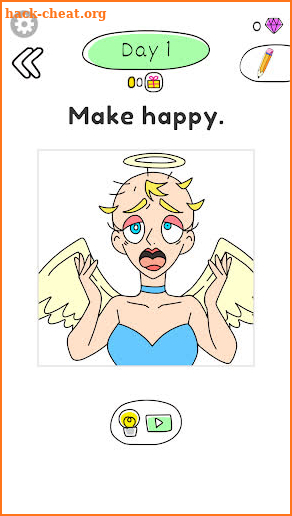 Draw Happy Angel screenshot