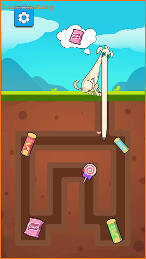 Draw Maze: Long Nose Dog screenshot