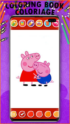 Draw Pepp Piglet Coloring Book screenshot