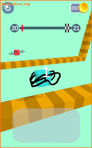 Draw Race Climber Feet - 3D screenshot