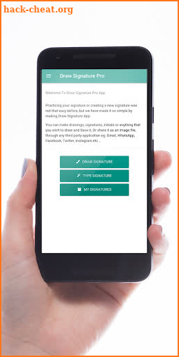 Draw Signature Pro (No Ads) screenshot