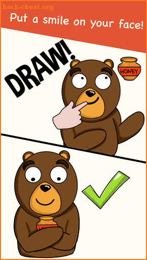 Draw the part : Funny puzzle screenshot