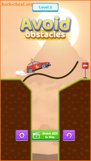 Draw the road screenshot