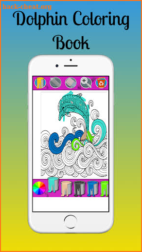 Drawing Coloring Dolphin screenshot