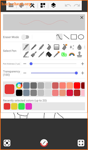 Drawing - Sketch screenshot