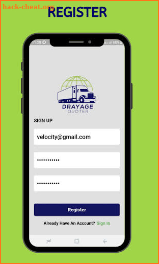 Drayage Quoter screenshot