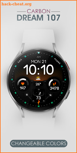 Dream 107 - Digital Watch Face screenshot