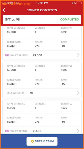 Dream 11 - Cricket, IPL & more walkthrough screenshot