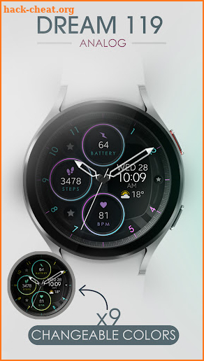 Dream 119 - Analog Watch Face screenshot