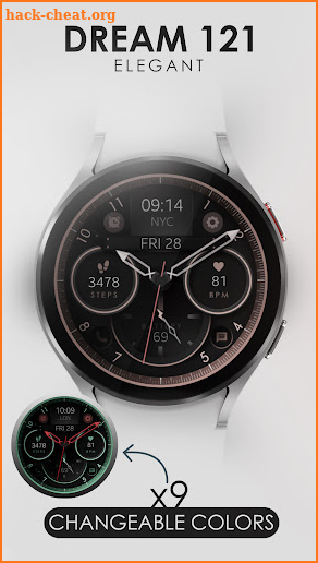 Dream 121 analog watch face screenshot