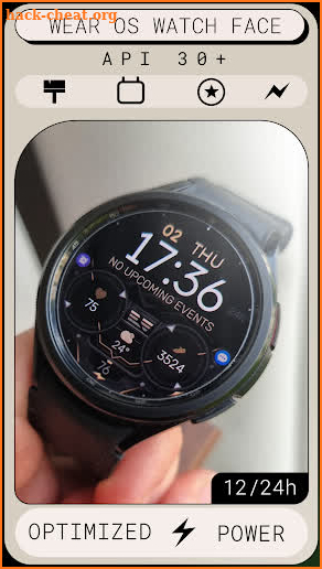 Dream 144 Digital Watch Face screenshot