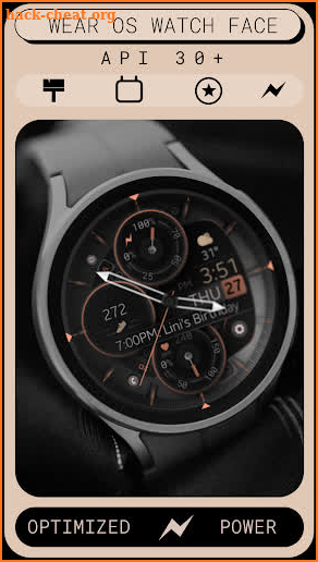 Dream 146 Hybrid watch face screenshot